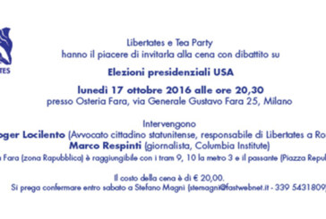 LibertatesEventi – Cena e dibattito sulle imminenti elezioni presidenziali USA