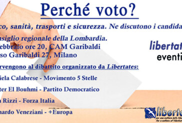 LibertatesEventi – “Perché voto?; fisco, sanità, trasporti e sicurezza in Lombardia”