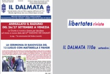 È uscito il numero 110a del Dalmata digitale di settembre