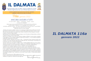È uscito il numero 116a de “Il Dalmata” digitale – Gennaio 2022