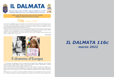È uscito il numero 116c de “Il Dalmata” digitale – Marzo 2022