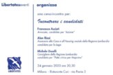 LibertatesEventi – Cena di incontro con i candidati