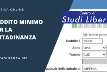 Il reddito minimo di cittadinanza