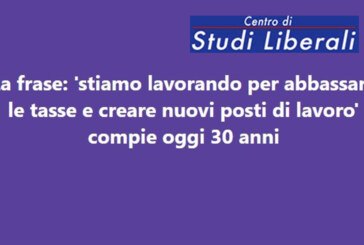 Ok alle tasse però è l’ora di abbassarle