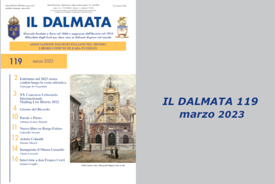 È uscito il numero 119 de “Il Dalmata” digitale – Marzo 2023