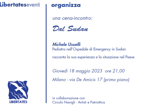 LibertatesEventi – Cena-incontro: Dal Sudan