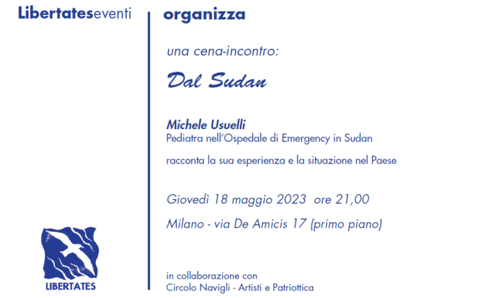 LibertatesEventi – Cena-incontro: Dal Sudan