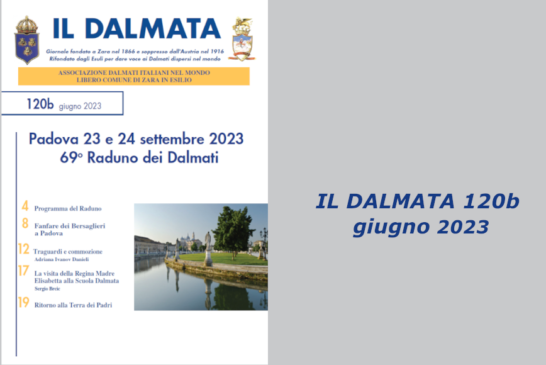 È uscito il numero 120b de “Il Dalmata” digitale – Giugno 2023