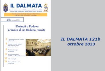 È uscito il numero 121b de “Il Dalmata” digitale – Ottobre 2023